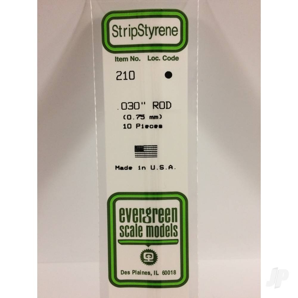 Evergreen Rod (350mm Long)