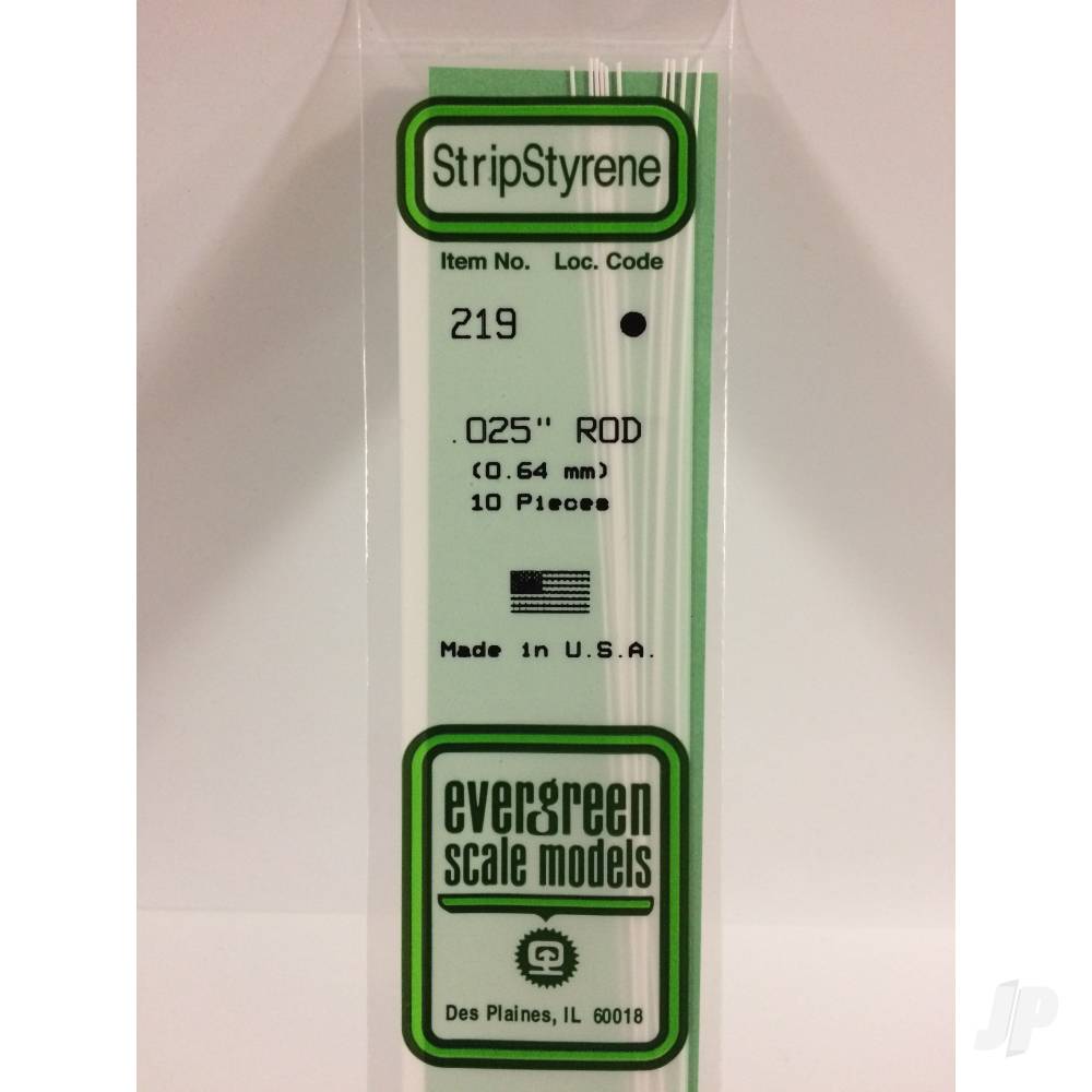 Evergreen Rod (350mm Long)
