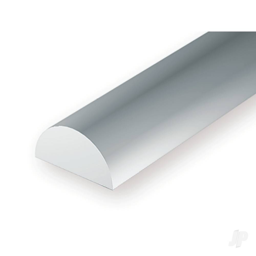Evergreen Half Round Strip (350mm Long)