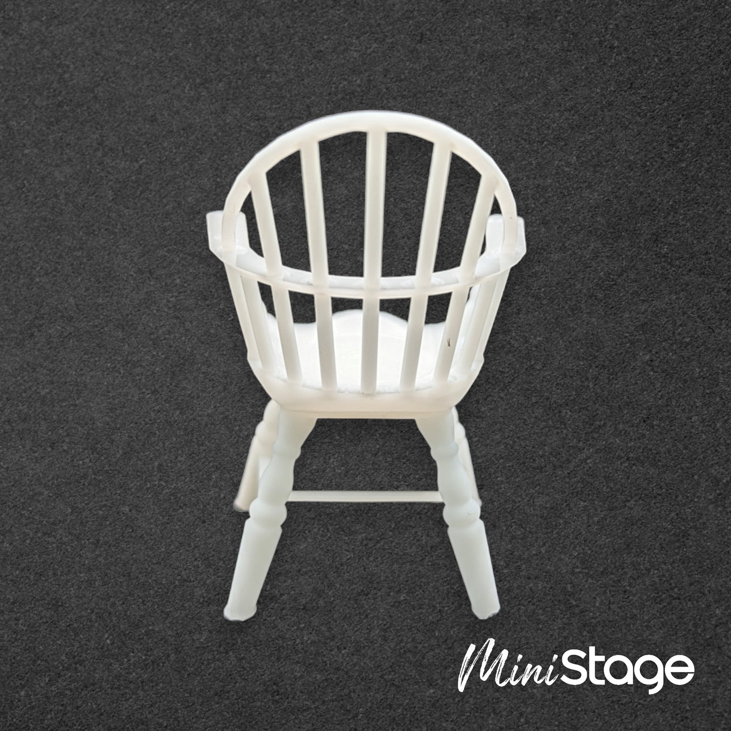 Scale Model of a Sack Back American Windsor Armchair