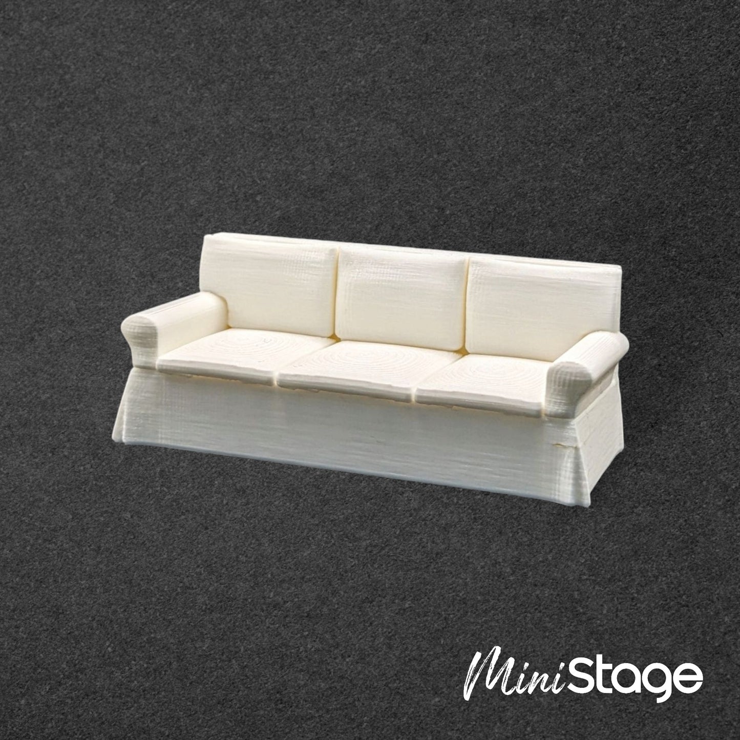 Scale Model of a EKTORP Ikea 3-Seat Sofa