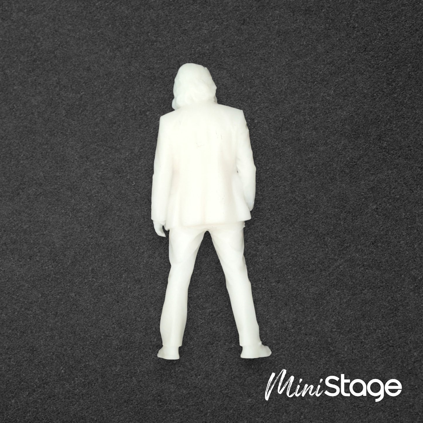 Nick - Figure of a male Standing Male with a Large Beard wearing Smart Clothing