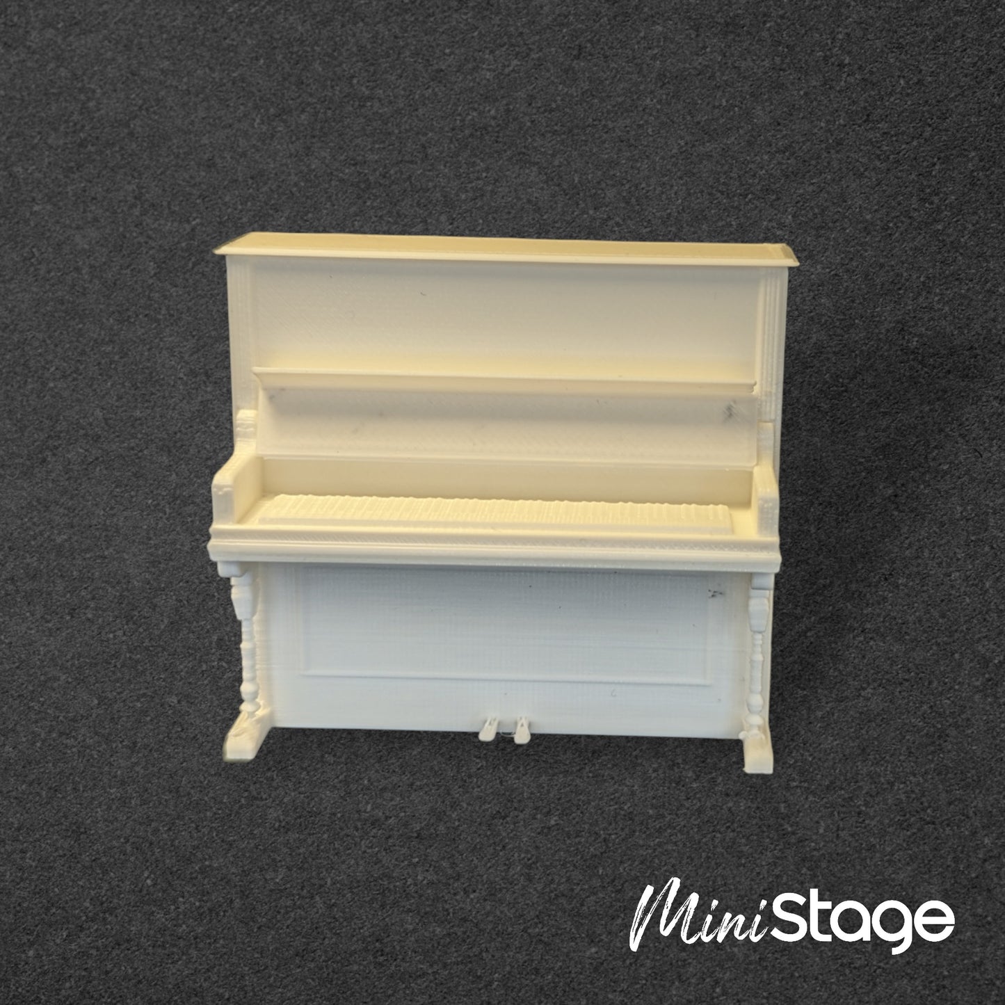 Scale 3D Printed Model of an Upright Piano