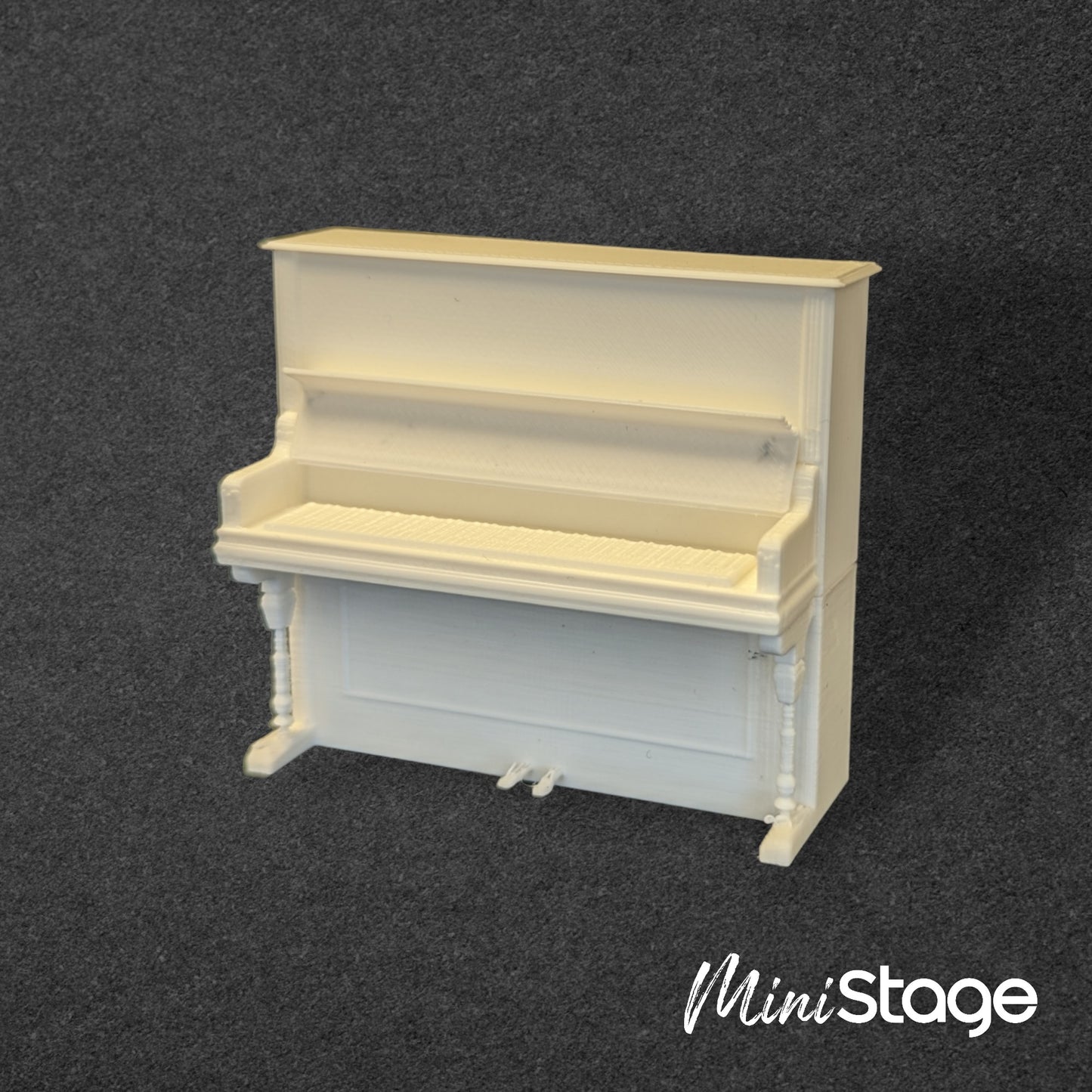 Scale 3D Printed Model of an Upright Piano
