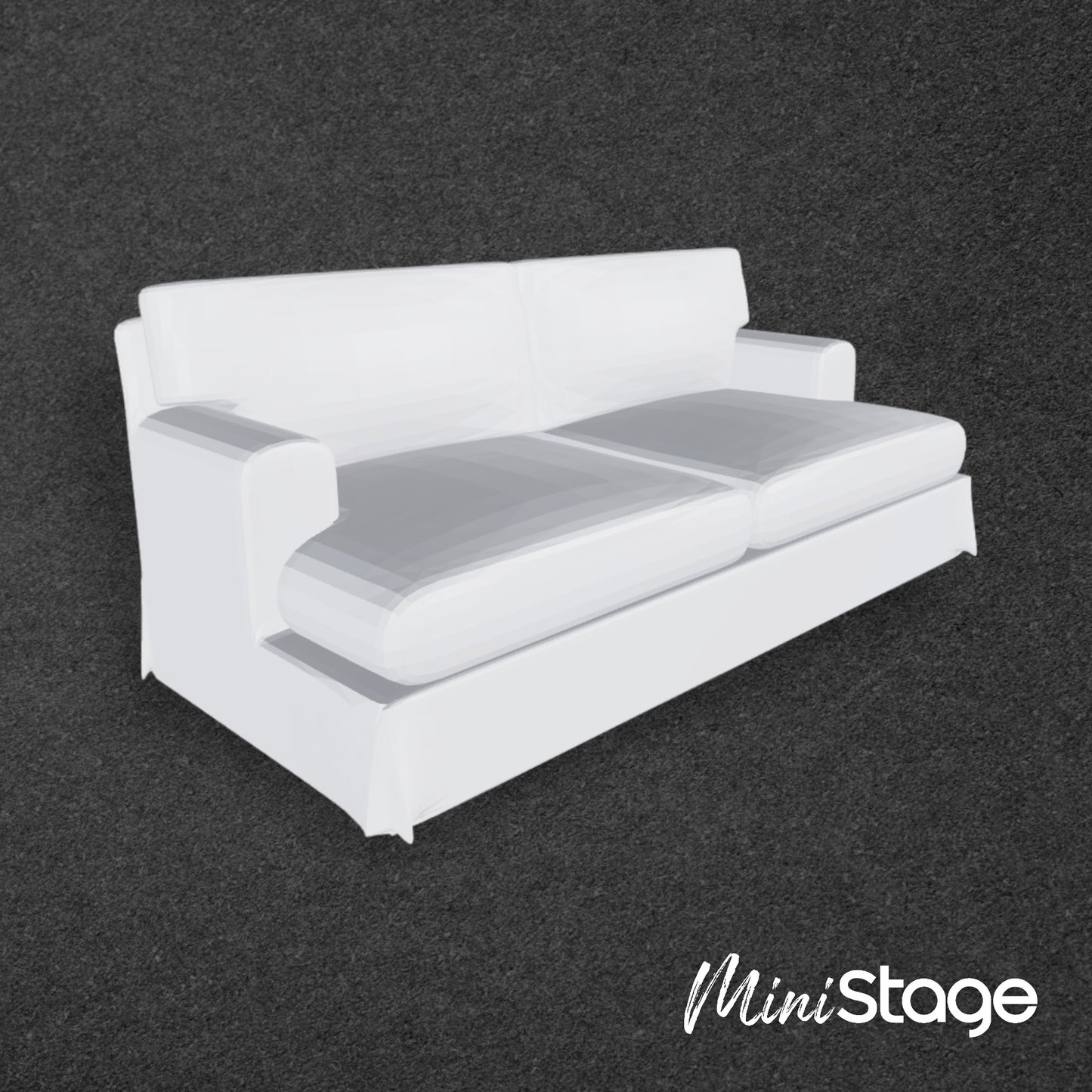 Scale Model of a Ikea 2-seat sofa