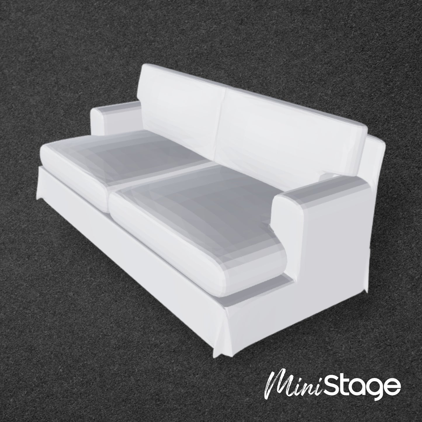 Scale Model of a Ikea 2-seat sofa
