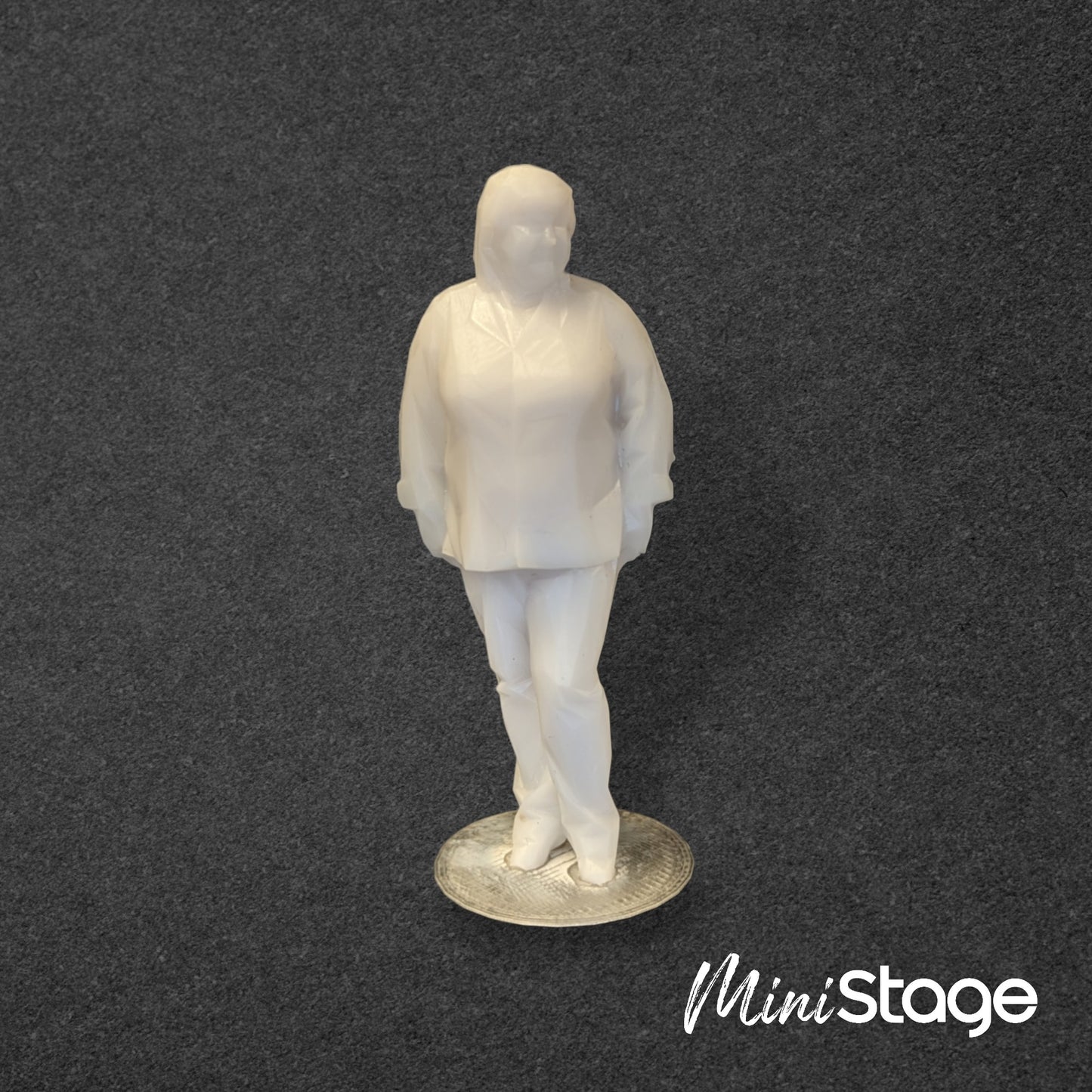 Debra - Scale modelbox unpainted figure of Woman Standing in Shirt