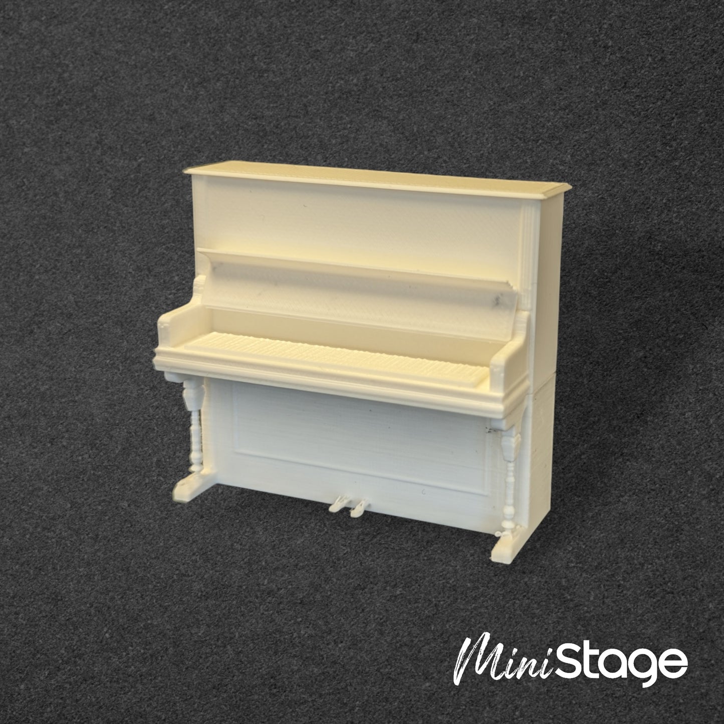 Scale 3D Printed Model of an Upright Piano