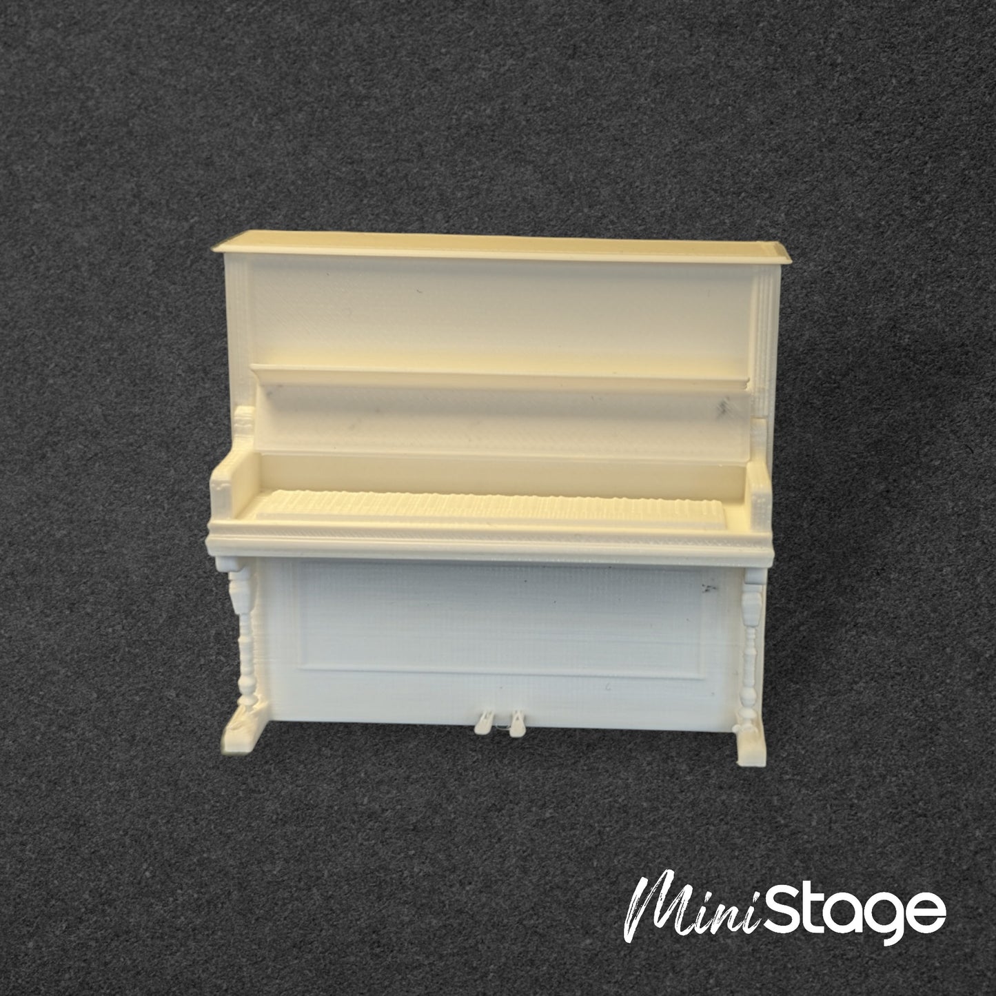 1:25 Scale 3D Printed Model of an Upright Piano