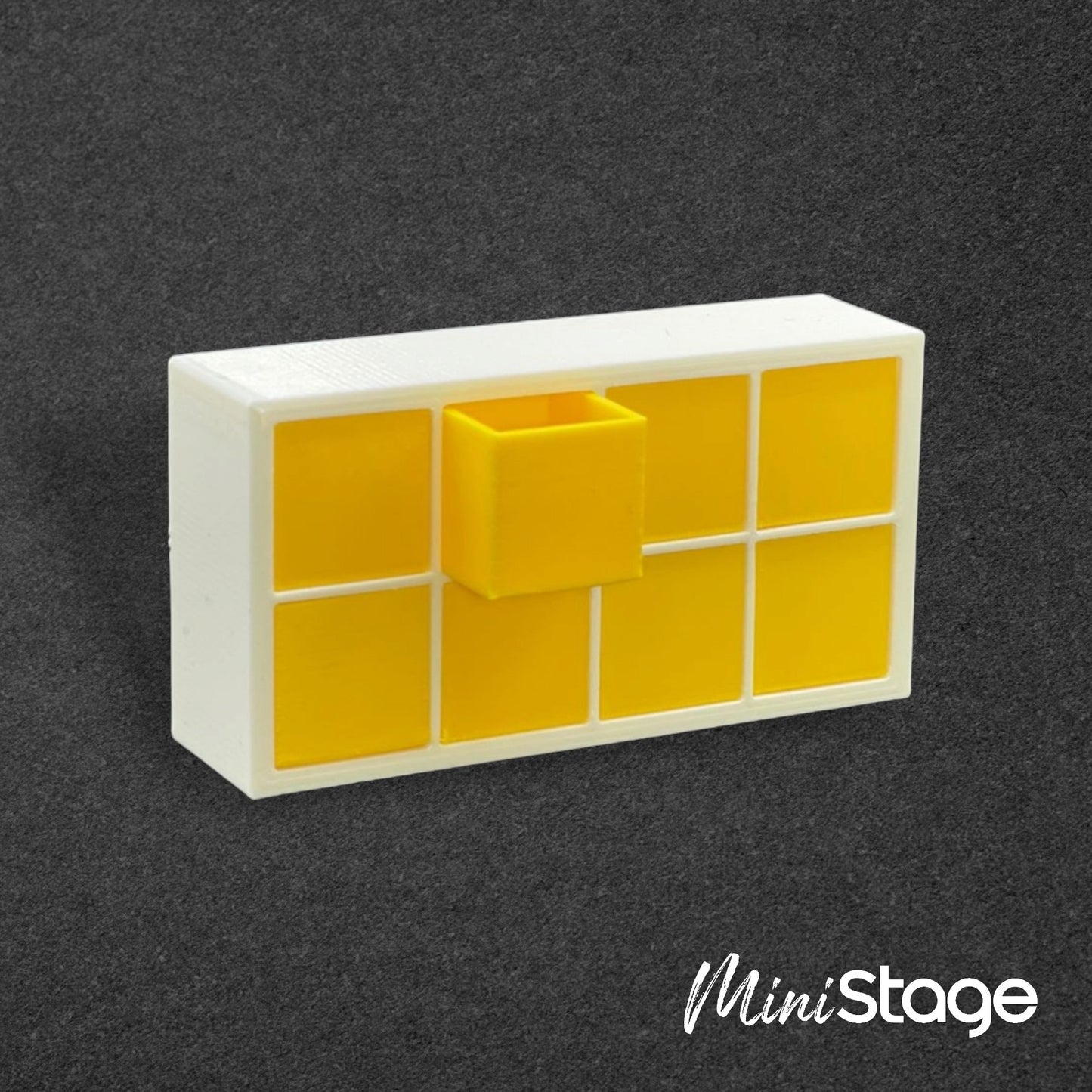 Scale Model of a Square Shelving Unit (Based on Kallax)