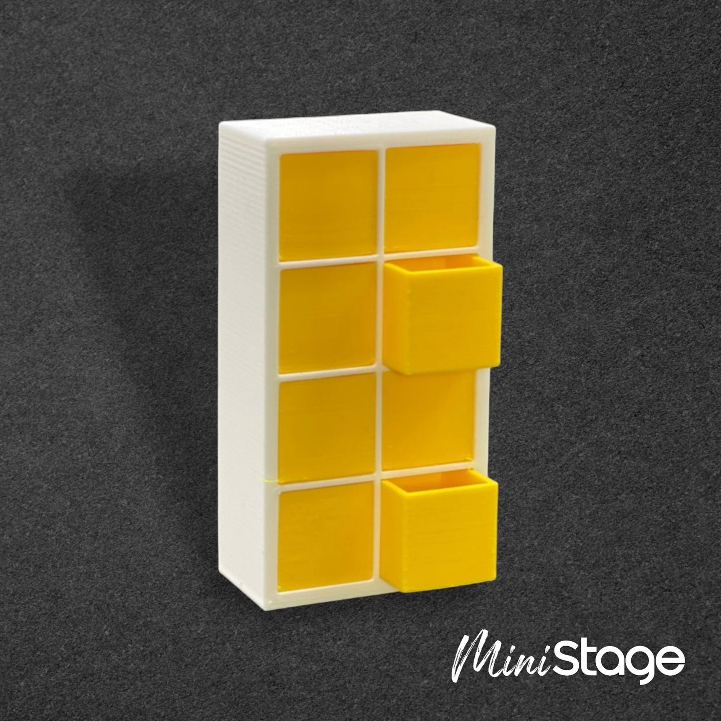 Scale Model of a Square Shelving Unit (Based on Kallax)